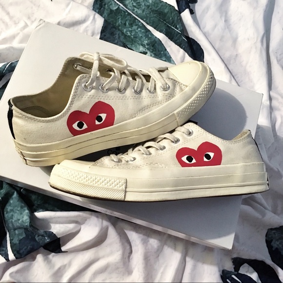 cdg converse poshmark